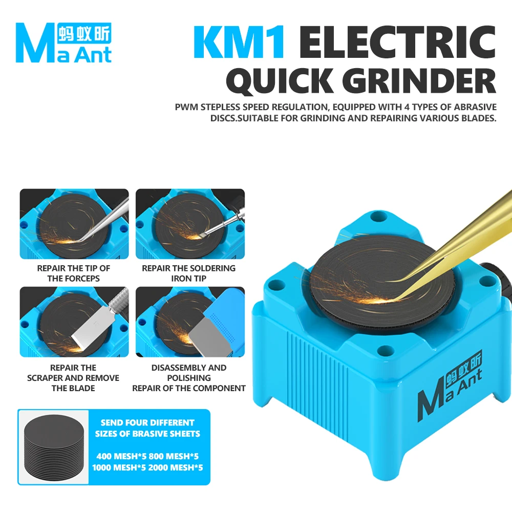 Electronics Repair In Usa - MaAnt KM1 Electric Grinder 7000–15000 RPM