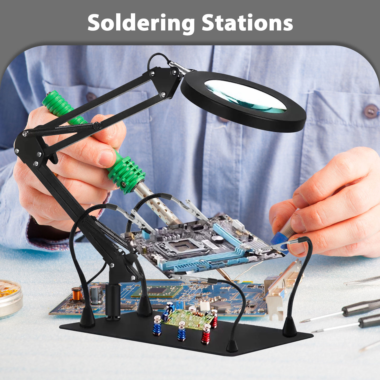3pcs Soldering Workbench Clamp - Electronics Repair Tools recension och pris